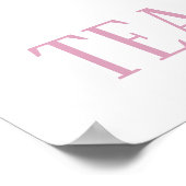 Begrüßung des Tee-Party Poster (Ecke)