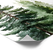 Begrüßung durch die Waldkiefer Poster (Ecke)