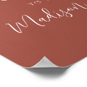 Begrüßung eines einfachen Script Rust Poster (Ecke)