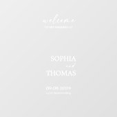 Begrüßung eines Signals Mirror Decal Fensteraufkleber (Blatt)