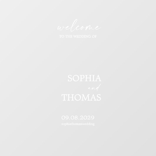 Begrüßung eines Signals Mirror Decal Fensteraufkleber (Blatt)