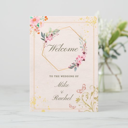 BEGRÜSSUNG EINLADUNG (Stehend Vorderseite)