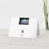 Begrüßung Feiertagskarte (Rückseite)