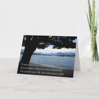 Begrüßung Feiertagskarte