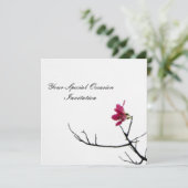 Begrüßung Frühling/Orientalischer Zen All-Occasion Einladung (Stehend Vorderseite)