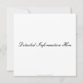 Begrüßung Frühling/Orientalischer Zen All-Occasion Einladung (Rückseite)