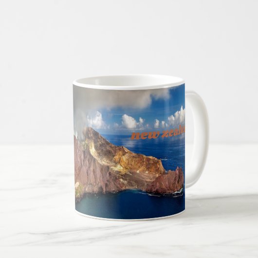 Begrüßung für Neuseeland Kaffeetasse (VorderseiteRechts)