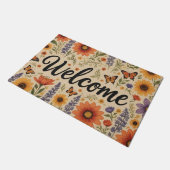 Begrüßung Fußmatte (Schrägansicht)