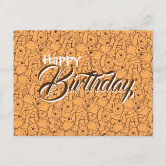 Begrüßung Geburtstagskarte Wenny the pooh Postkarte