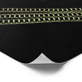 Begrüßung Hochzeit LIEBE Gotische Rote Rosen 24x36 Poster (Ecke)