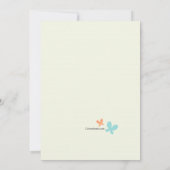 Begrüßung im Frühjahr Einladung (Rückseite)