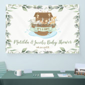 Begrüßung im Hintergrund der Ark Baby Dusche von G Banner (Messe)