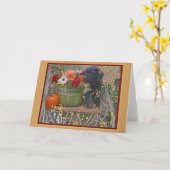 Begrüßung Karte (Gelbe Blume)