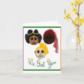 Begrüßung Karte (Gelbe Blume)