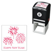 Begrüßung mit Fireworks #2 - Happy New Year Permastempel (Beispiel)
