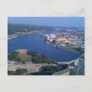 Begrüßung nach Pittsburgh Postkarte
