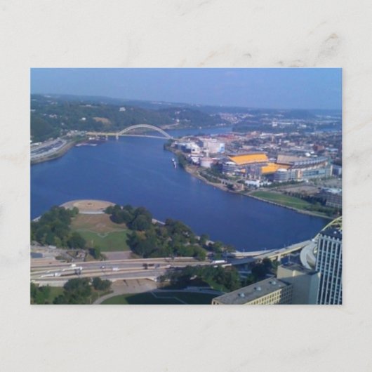Begrüßung nach Pittsburgh Postkarte (Vorderseite)