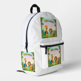 Begrüßung Niedlicher Jungle Animes School Rucksack