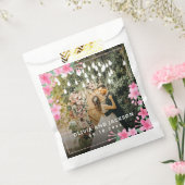 Begrüßung Party Rosa Blütengoldene Rahmen Hochzeit Geschenktütchen (Versiegelt)