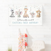 Begrüßung Party Tiere Safari Geburtstag Banner (Insitu)