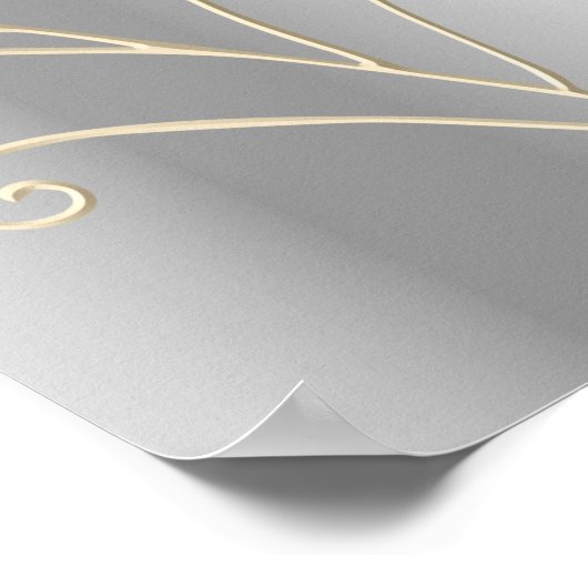 Begrüßung Poster (Ecke)