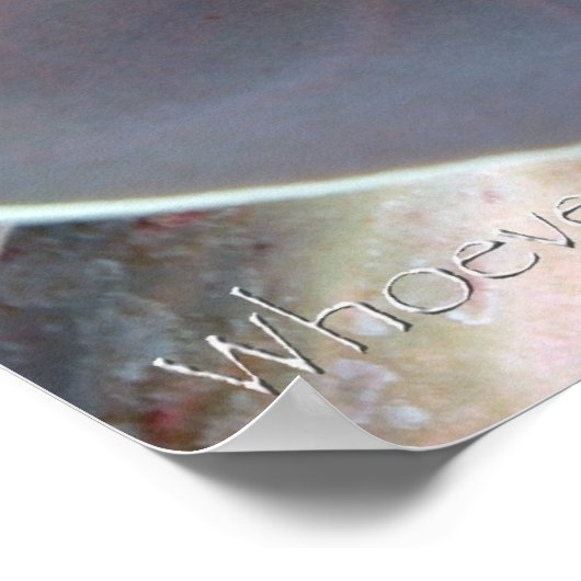 Begrüßung Poster (Ecke)