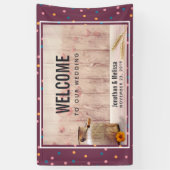 Begrüßung rustikale Milch kann Banner (Vertikal)