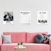 Begrüßung - Sitzplan - Veranstaltungsorderung Bilderwand Sets (Wohnzimmer)