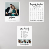 Begrüßung - Sitzplan - Veranstaltungsorderung Bilderwand Sets (Vorderseite)