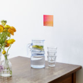 Begrüßung Sonnenuntergang Ombre Real Gold Foil Foliendrucke (Ablage(Küche))