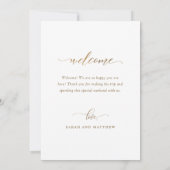 Begrüßung und Zeitkarte mit Shuttle (Rückseite)