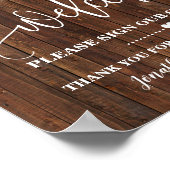 Begrüßung Unterschreiben Sie unser Gästebuch Weste (Ecke)