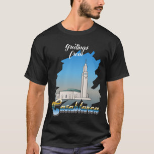 Begrüßung vom Casablanca-Schild T-Shirt