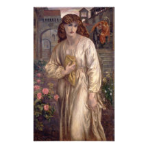 Begrüßung von Beatrice durch Dante Gabriel Rossett
