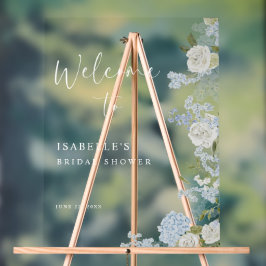 Begrüßung von Blaugrün Acrylschild