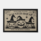 Begrüßung von Creepy Pumpkin Patch Fußmatte (Vorderseite)