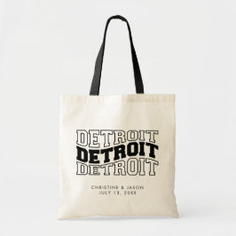 Begrüßung von Detroit Tragetasche
