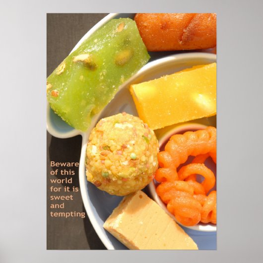 Begrüßung von Eid Mubarak Poster (Vorne)