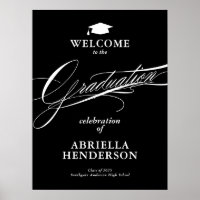 Begrüßung von eleganten und formalen Skriptschrift