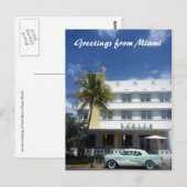 Begrüßung von Hotelkarossen Postkarte (Vorne/Hinten)