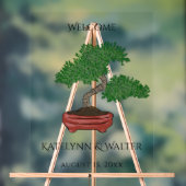 Begrüßung von Japanisch Bonsai Tree Acrylschild (Neutral)