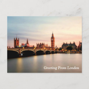 Begrüßung von London Postkarte