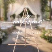 Begrüßung von Minimalistischen Skripten Acrylschild