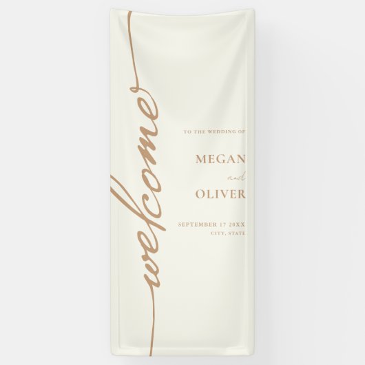 Begrüßung von Minimalistischen Skripten Banner (Vertikal)