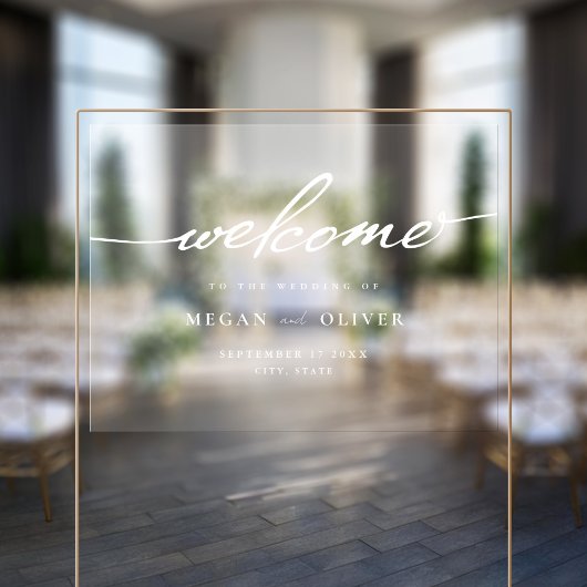 Begrüßung von Minimalistischen Skripten Fensteraufkleber