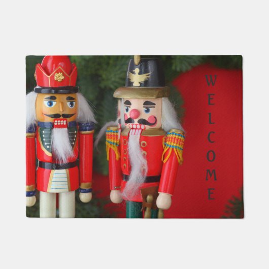 Begrüßung von Nutcrackers duo Fußmatte (Vorderseite)