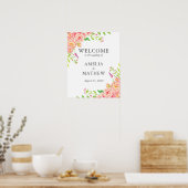 Begrüßung von Pink Peony Poster (Küche)