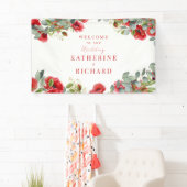 Begrüßung von Red Floral Banner (Insitu)