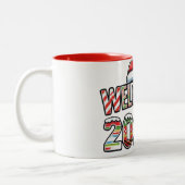 Begrüßung von Santa 2025 Tasse (Links)