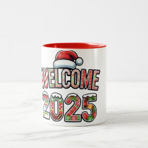 Begrüßung von Santa 2025 Tasse